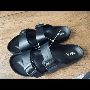 Womens Mia Jasmin Slide On Sandals